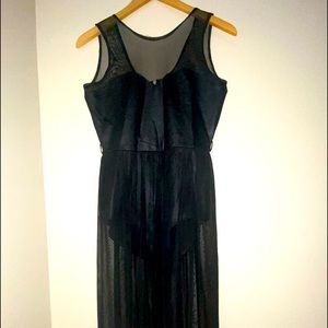 Size Medium black party see through sexy dress